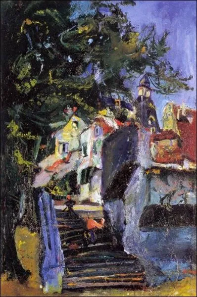 Qui a peint Les escaliers  Chartres ?