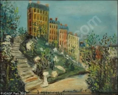 Qui a peint Les escaliers  Montmartre ?