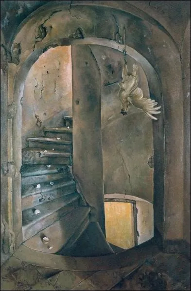 Qui a peint L'escalier de la tour ?