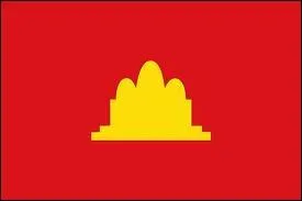 Quel pays asiatique a t reprsent par ce drapeau pendant  peine 4 ans (de 1975  1979) ?