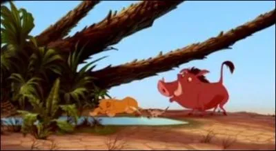 Dans cette scne du  Roi Lion , combien de fois Timon arrose-t-il Simba ?