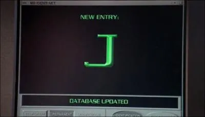 Dans cette scne de  Men in Black , qu'tait-il crit sur l'cran avant que K ne l'efface ?