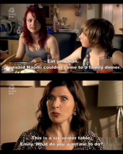 Pourquoi Naomie n'est-elle pas au repas de famille chez les Fitch ?