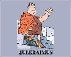 Juleraimus est un acteur. C'est lui qui fait  le public indign  dans le thtre d'Elonoradus. Dans quel album le trouve-t-on ?