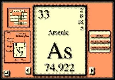 L'arsenic est un minral.