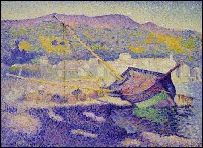 Qui a peint La barque bleue ?