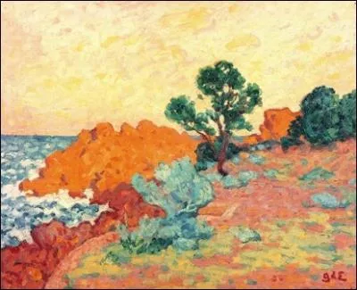 Qui a peint La route rouge prs de Menton ?