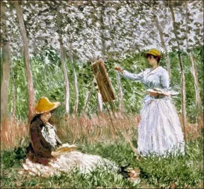 Qui a peint Blanche Monet peignant ?