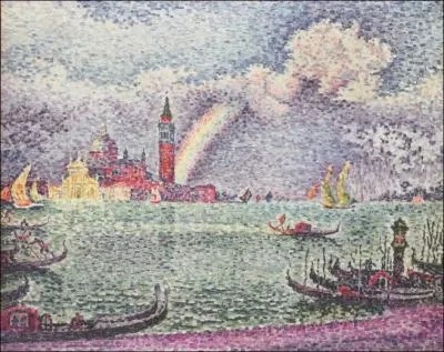 Qui a peint  L'arc-en-ciel  Venise  ?