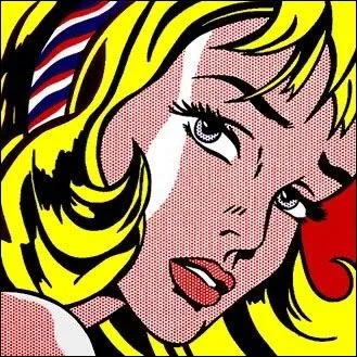 Quel artiste reproduit des images de bande dessine en grand format ?