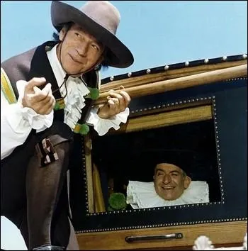 Don Salluste , ministre fourbe, hypocrite et cupide collecte ses impts en carrosse ... .