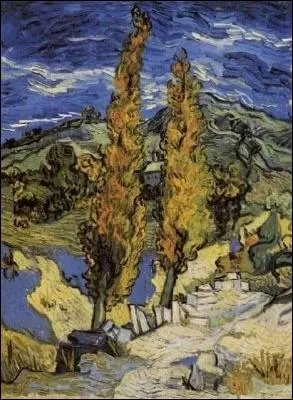 Qui a pint Peupliers sur le chemin des collines ?