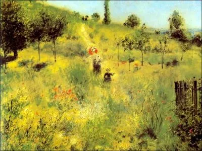 Qui a peint Chemin montant dans les hautes herbes ?