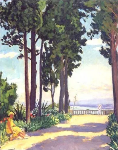 Qui a peint La jeune fille sur le chemin ?