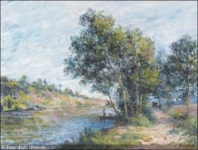 Qui a peint Chemin de Veneux et les coteaux ?