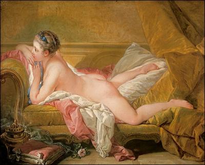 Qui a peint Femme nue sur un divan ?