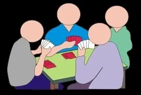 A la belote, on dit de lui qu'il est de der, le ...