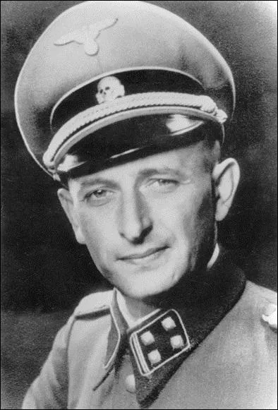 Captur en 1960 par des agents du Mossad en Argentine, o il vivait depuis 10 ans, il sera condamn  mort et excut  l'issue d'un procs retentissant :