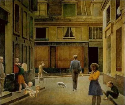 Est-ce Balthus qui a peint Le passage du commerce Saint-Andr ?