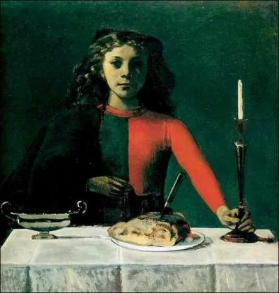 Est-ce Balthus qui a peint Fille en vert et rouge ?