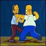 Avec quel prsident des Etats-Unis Homer s'est-il battu dans les gouts ?