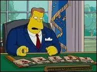 Quel prsident des Etats-Unis prend la grave dcision d'isoler la ville de Springfield sous un dme ?