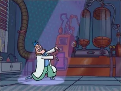 Comment s'appelle le dogsitter avec les cheveux bleus de Corneil ?