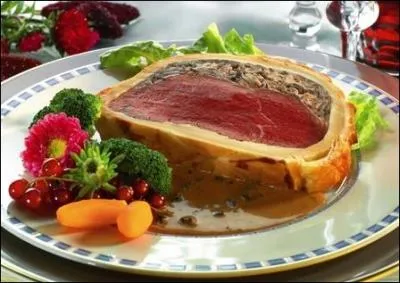 Les amateurs de viande rouge vont se rgaler avec un Filet de boeuf en crote, c'est le fameux :