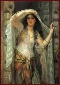 - elle fit (... ) son (... ) sur son visage