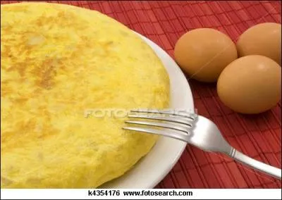 Madame entre dans sa cuisine et trouve son mari occup  une activit qu'elle juge indcente, fort heureusement il prpare une omelette !