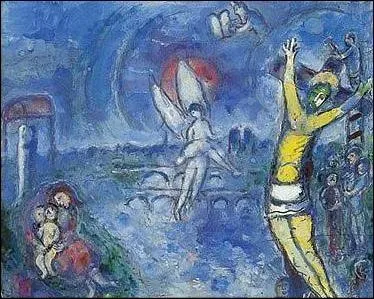 Qui a peint  Crucifixion sur les bords de la Seine  ?