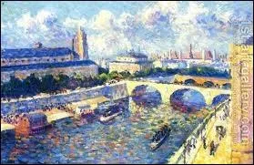 Qui a peint  La Seine vue de l'le de la Cit  ?