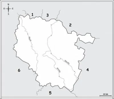 A quelle rgion correspond le numro 4 ?