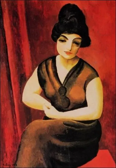 Est-ce van Dongen qui a peint Femme brune assise ?