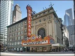 Qu'est-ce qui est faux sur le Chicago Theatre ?