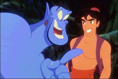 Quand on voit Aladdin pour la premiere fois, qu'a t-il vol?