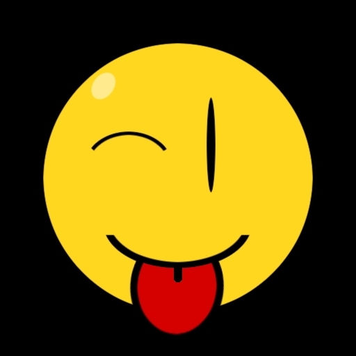 clipart smiley face with tongue out - photo #44