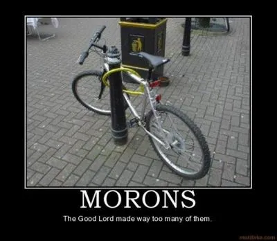 C'est ce qu'on appelle ne pas avoir ... . sous de jugeote !