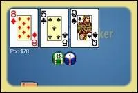 Comment s'appellent les 3 premires cartes communes que le donneur dvoile ?