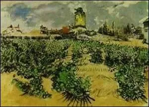 Eprouvons les senteurs florales sous un ciel bleu lavande. Ne rsistons pas aux douceurs du miel et des papalines. Grimpons  Fontvieille pour y voir le moulin de Ribet. Qui a peint ce tableau ?