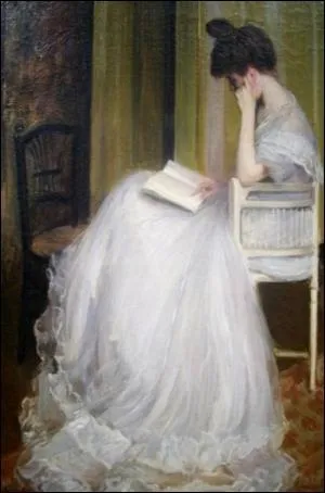 La lectrice en blanc