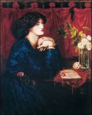 La robe de soie bleue, 1868