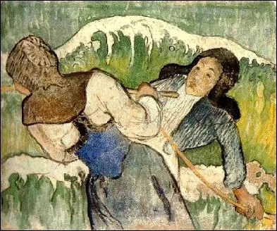 Est-ce Gauguin qui a peint Peucheuses de Goman ?