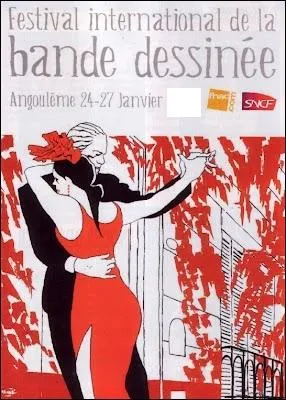 De quelle ann�e date cette affiche du Festival d'Angoul�me ?