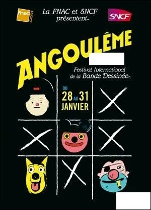 De quelle ann�e date cette affiche du Festival d'Angoul�me ?
