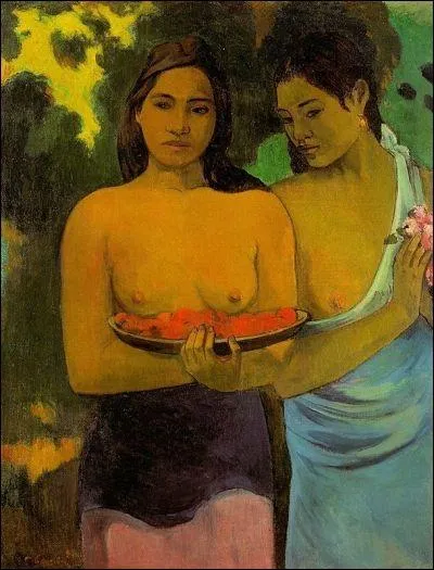 Est-ce gauguin qui a peint Tahitiennes ?