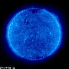 Voici une photographie du... soleil ! Vu au travers du rayonnement ultra-violet d'un tlscope. Quels tres vivants ont une vision proche de l'ultra-violet ?