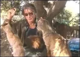 Ce chanteur a plus de 38 chats dans son jardin, dans son le... Qui est cet amateur de flins ?