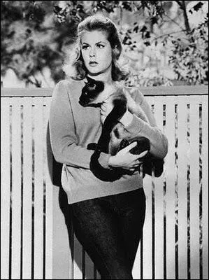 C'est sans doute une photo prise sur un tournage, car on reconnat ici avec un joli siamois... ?