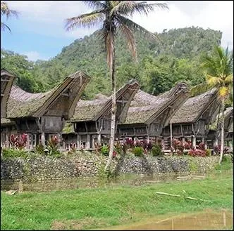 Dans quelle rgion du monde peut-on trouver ces hameaux, appels dans la langue du pays   desa   signifiant le mot village ?